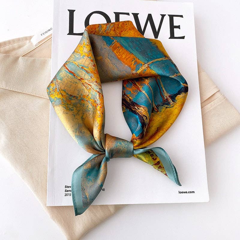 Small Square Scarf Hijab Shawl Hair Tie Band Wrap Lady Neck Wear Bandana 70cm AU Small Square Scarf Hijab Shawl Hair Tie Band Wrap Lady Neck Wear Bandana 70cm AU